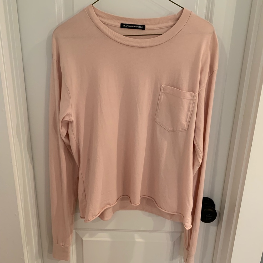 Brandy Melville Pink Longsleeve